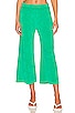 Terrycloth High Waisted Flare Sweatpant, view 1 of 4, click to view large image.