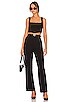 view 4 of 4 Bonded Thermal Pleated Pant in Black