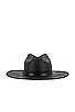 view 3 of 3 XL Panama Hat in Black
