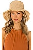 Packable Raffia Bucket Hat, view 1 of 3, click to view large image.