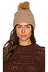 Classic Lined Pom Hat, view 1, click to view large image.