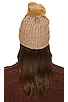 Classic Lined Pom Hat, view 2, click to view large image.