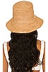view 2 of 3 Chic Crochet Bucket Hat in Natural