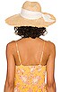 view 3 of 4 Poppy Sunhat in Natural & Ivory