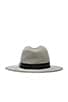 view 4 of 4 Original Medium Brim Hat in Light Grey & Black Band