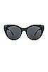view 1 of 3 Divine Sunglasses in Black