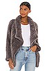 HEARTLOOM Ensley Faux Fur Coat in Smoke | REVOLVE