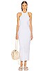 view 1 of 3 Jersey Double Halter Long Dress in White