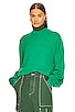 view 1 of 4 Lynnea Crew Pullover in Green