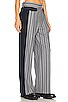 view 2 of 5 Colorblock Stripe Suit Trouser in Grey Stripe & Navy