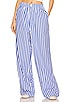 view 1 of 4 Cotton Poplin Stripe Pajama Pant in Bright Blue Stripe