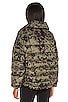 view 3 of 4 Oversized Down Half Zip in Vintage Army Camo