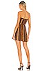 view 3 of 3 x REVOLVE Neela Mini Dress in Brown Animal Stripe
