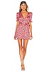 view 1 of 3 x REVOLVE Aja Mini Dress in Red Poppy Floral