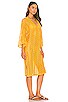 view 2 of 3 x Sofia Richie Grivas Caftan in Golden Yellow