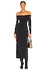 view 2 of 3 x REVOLVE Liza Midi Dress in Black