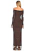 view 3 of 3 x REVOLVE Rose Dress in Chocolate