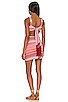 view 3 of 3 x REVOLVE Rocio Mini Dress in Pink Chevron Multi