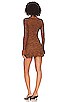 view 3 of 3 x REVOLVE Risa Mini Dress in Black & Brown Marl
