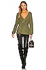 view 4 of 4 x REVOLVE Khalida Wrap Sweater in Forest Green