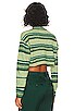 view 3 of 4 Kinley Cropped Pullover in Green Multi