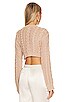 view 3 of 4 x REVOLVE Abia Cropped Cable Sweater in Tan