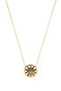 view 1 of 2 House of Harlow Engraved Mini Sunburst Necklace in Gold & Silver