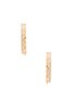 view 1 of 2 Nile Delta Hoop Earrings in Gold & Pearl