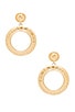 view 1 of 2 The Titaness Statement Earrings in Gold