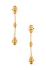 House of Harlow Honeycomb Drop Earrings, view 2 of 3, click to view large image.