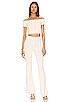 view 4 of 4 x REVOLVE Brisa Cable Pant in Ivory Marl