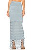view 1 of 5 x REVOLVE Sandra Skirt in Dusty Blue
