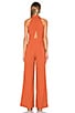 view 3 of 3 x REVOLVE Karen Cutout Jumpsuit in Burnt Orange