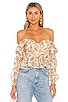 view 1 of 5 x Sofia Richie Burna Blouse in Paisley Floral Multi