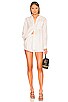 view 5 of 5 x REVOLVE Raphael Boyfriend Shirt in Ivory Stripe