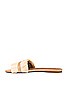 view 5 of 5 x REVOLVE Frayed Raffia Flat Sandal in Cream Raffia