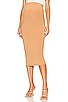 view 1 of 4 BODY MIDI 스커트 in Camel