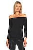 view 1 of 4 The Maternity Off The Shoulder Bodycon Top in Black