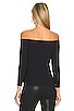 view 3 of 4 The Maternity Off The Shoulder Bodycon Top in Black