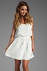 view 1 of 6 Lace Pocket Tank Dress in White