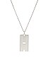 view 2 of 2 Razor Blade Necklace in Silver