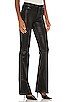 view 2 of 4 Barbara High Waist Boot Cut in Noir Coated