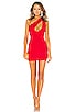 view 1 of 3 Safia Mini Dress in Lava Red