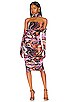 view 1 of 4 VESTIDO DEMI in Fuchsia Swirl
