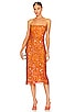 view 1 of 4 Jimena Midi Dress in Neon Orange