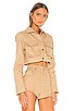 view 2 of 4 Union Cropped Jacket in Khaki