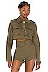 view 1 of 4 Union Cropped Jacket in Army Green