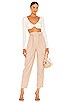 view 4 of 4 Shaye Paperbag Cargo Pant in Champagne
