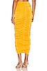 view 3 of 4 Clarise Midi Skirt in Sunset Yellow