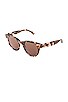 view 2 of 2 SICILIA 선글라스 in Blush Tortoise